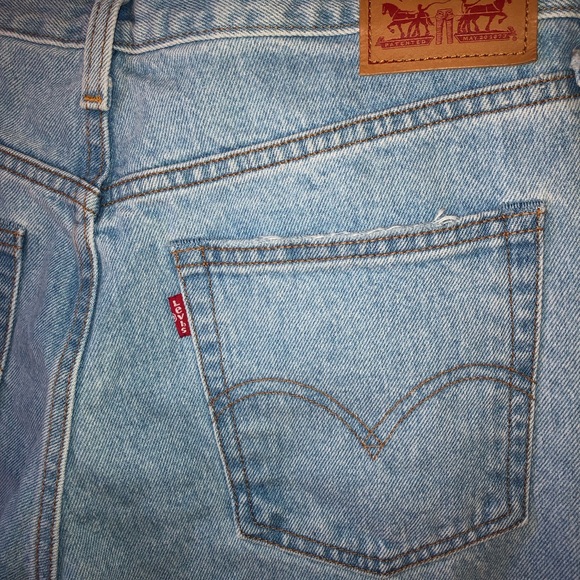 Levi’s rigid denim raw hem rip knee jeans - Picture 5 of 10